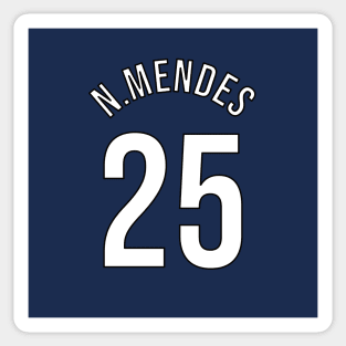 N.Mendes 25 Home Kit - 22/23 Season Sticker